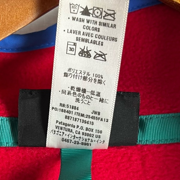 Patagonia Synchilla Snap T Pullover Fleece Sweater Pink Womens Size Large Y2K 08 - Picture 9 of 16